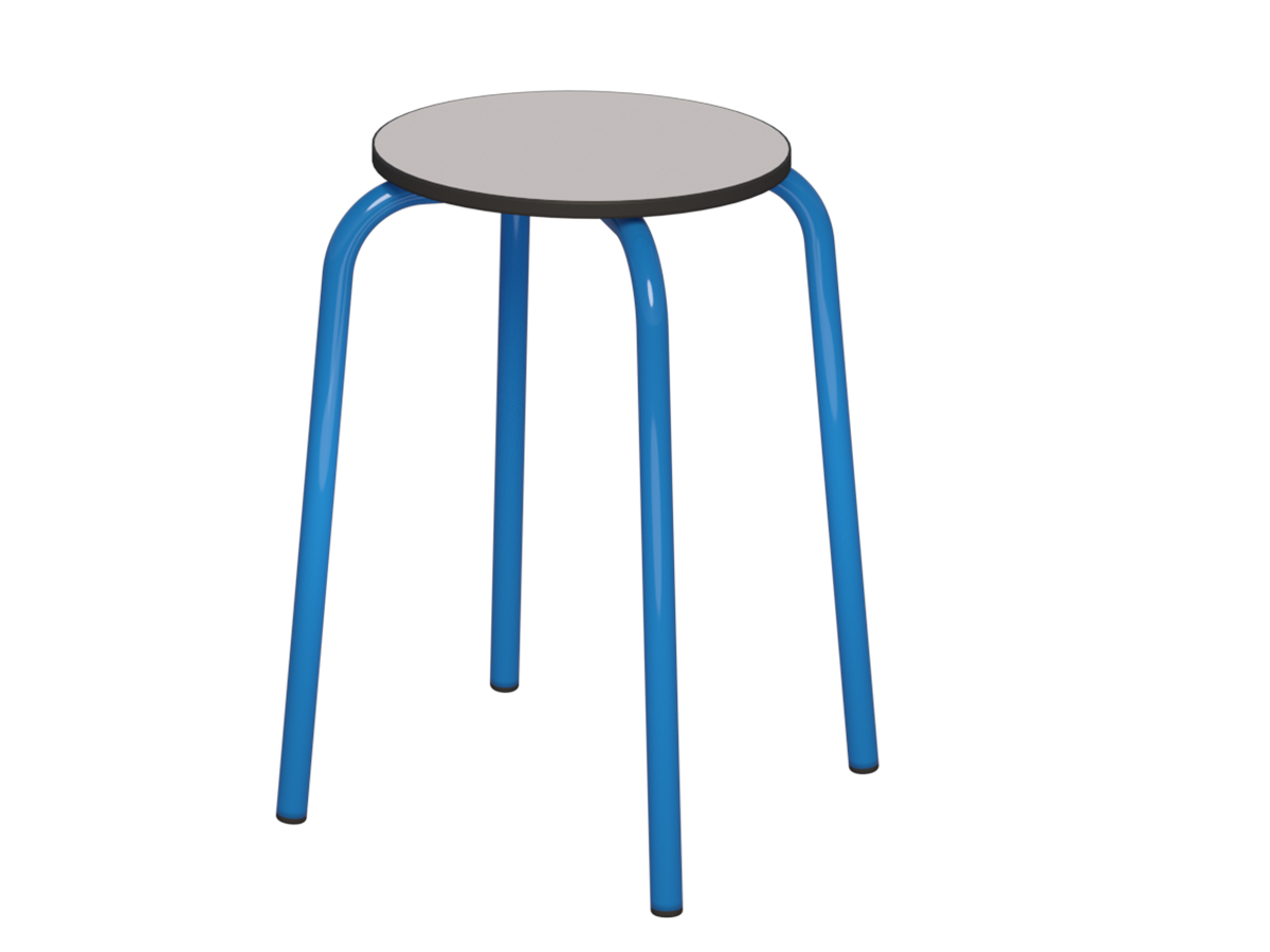 Taboret, siedzisko Compact HPL okrągłe 